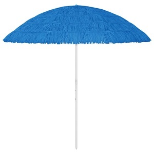 vidaXL, vidaXL Strandschirm Blau 300 cm