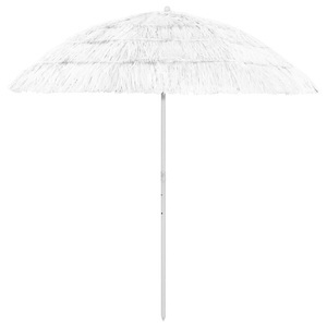 vidaXL, vidaXL Strandschirm Weiß 240 cm, 