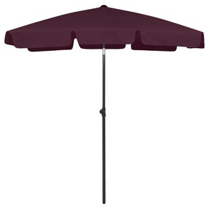 vidaXL, vidaXL Strandschirm Bordeauxrot 180x120 cm, vidaXL Strandschirm Bordeauxrot 180x120 cm