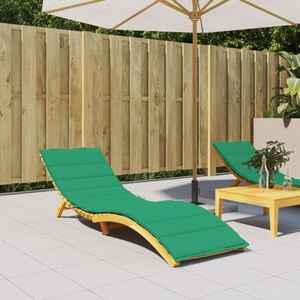vidaXL, vidaXL Sonnenliegen-Auflage Grün 200x60x4 cm Stoff, vidaXL Sonnenliegen-Auflage Grün 200x60x3 cm Oxford-Gewebe