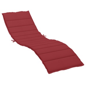 vidaXL, vidaXL Sonnenliegen-Auflage Weinrot 200x60x4 cm Stoff, vidaXL Sonnenliegen-Auflage Weinrot 200x60x3 cm Oxford-Gewebe