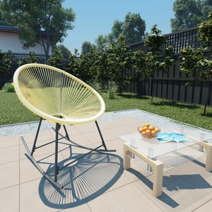 vidaXL Outdoor-Acapulco-Stuhl Poly-Rattan Beige