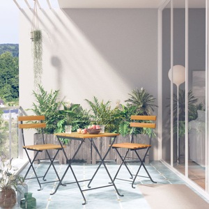 vidaXL, vidaXL 3-tlg. Bistro-Set Klappbar Massivholz Akazie