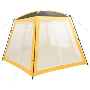 vidaXL, vidaXL Poolzelt Stoff 500x433x250 cm Gelb, vidaXL Pool-Zelt Stoff 500x433x250 cm Gelb