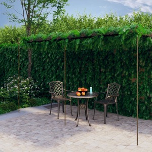 vidaXL, vidaXL Garten-Rosenbogen Antik-Braun 6x3x2,5 m Eisen, vidaXL Garten-Pergola Antik-Braun 6x3x2,5 m Eisen