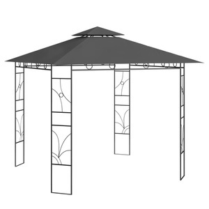 vidaXL, vidaXL Pavillon 3x3x2,7 m Anthrazit 160 g/m², vidaXL Pavillon 3x3x2,7 m Anthrazit 160 g/m²