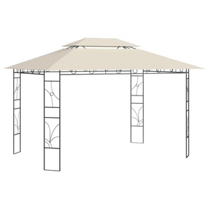 vidaXL, vidaXL Pavillon 4x3x2,7 m Creme 160 g/m²