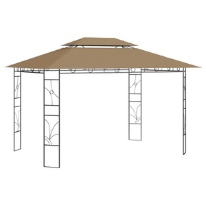 vidaXL, vidaXL Pavillon 4x3x2,7 m Taupe 160 g/m², vidaXL Pavillon 4x3x2,7 m Taupe 160 g/m²