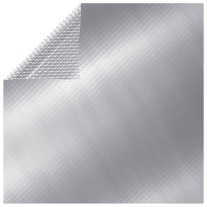 vidaXL, vidaXL Poolabdeckung Silbern 260x160 cm PE, vidaXL Poolabdeckung Silbern 260x160 cm PE