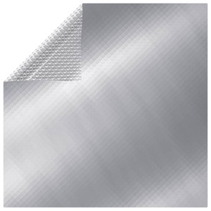 vidaXL, vidaXL Rechteckige Poolabdeckung 800x500 cm PE Silbern, vidaXL Rechteckige Poolabdeckung 800x500 cm PE Silbern