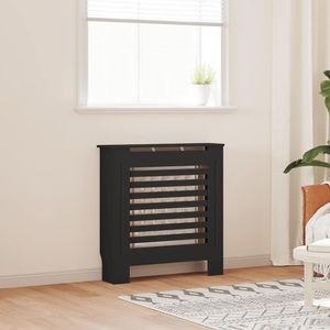 vidaXL, vidaXL MDF Heizkörperverkleidung Schwarz 78 cm, vidaXL MDF Heizkörperverkleidung Schwarz 78 cm
