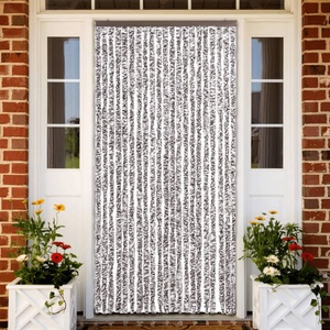 vidaXL, vidaXL Insektenschutz-Vorhang Braun und Beige 90x200 cm Chenille, vidaXL Insektenschutz-Vorhang Braun und Beige 90x200 cm Chenille