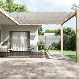 vidaXL, vidaXL Senkrechtmarkise Weiß 140x360 cm Oxford-Gewebe, vidaXL Senkrechtmarkise Weiß 140x360 cm Oxford-Gewebe