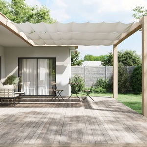 vidaXL, vidaXL Senkrechtmarkise Weiß 180x1000 cm Oxford-Gewebe, vidaXL Senkrechtmarkise Weiß 180x1000 cm Oxford-Gewebe