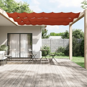 vidaXL, vidaXL Senkrechtmarkise Terrakotta 100x360 cm Oxford-Gewebe, vidaXL Senkrechtmarkise Terrakotta 100x360 cm Oxford-Gewebe