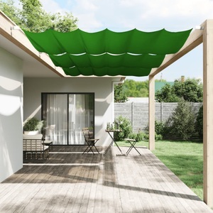vidaXL, vidaXL Senkrechtmarkise Hellgrün 250x270 cm Oxford-Gewebe, vidaXL Senkrechtmarkise Hellgrün 250x270 cm Oxford-Gewebe