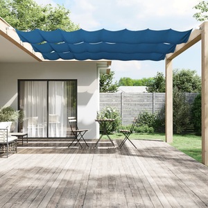 vidaXL, vidaXL Senkrechtmarkise Blau 100x360 cm Oxford-Gewebe, vidaXL Senkrechtmarkise Blau 100x360 cm Oxford-Gewebe