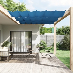 vidaXL, vidaXL Senkrechtmarkise Blau 140x270 cm Oxford-Gewebe, vidaXL Senkrechtmarkise Blau 140x270 cm Oxford-Gewebe