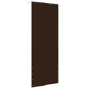 vidaXL, vidaXL Balkon-Sichtschutz Braun 80x240 cm Oxford-Gewebe, vidaXL Balkon-Sichtschutz Braun 80x240 cm Oxford-Gewebe