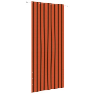 vidaXL, vidaXL Balkon-Sichtschutz Orange und Braun 120x240 cm Oxford-Gewebe, 