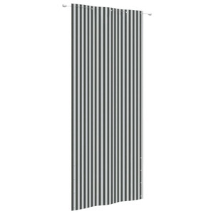 vidaXL, vidaXL Balkon-Sichtschutz Anthrazit und Weiß 100x240 cm Oxford-Gewebe, 