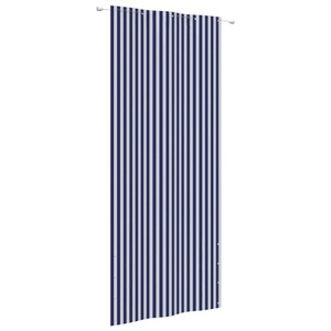 vidaXL, vidaXL Balkon-Sichtschutz Blau und Weiß 100x240 cm Oxford-Gewebe, 