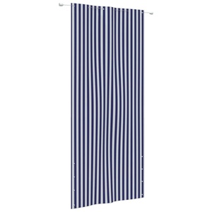 vidaXL, vidaXL Balkon-Sichtschutz Blau und Weiß 120x240 cm Oxford-Gewebe, vidaXL Balkon-Sichtschutz Blau und Weiß 120x240 cm Oxford-Gewebe