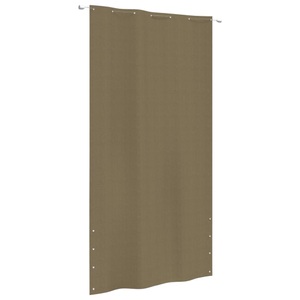 vidaXL, vidaXL Balkon-Sichtschutz Taupe 140x240 cm Oxford-Gewebe, vidaXL Balkon-Sichtschutz Taupe 140x240 cm Oxford-Gewebe