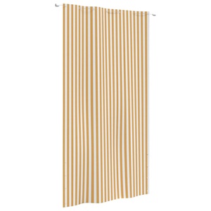 vidaXL, vidaXL Balkon-Sichtschutz Gelb und Weiß 140x240 cm Oxford-Gewebe, 