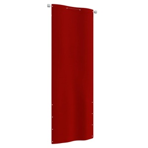 vidaXL, vidaXL Balkon-Sichtschutz Rot 80x240 cm Oxford-Gewebe, vidaXL Balkon-Sichtschutz Rot 80x240 cm Oxford-Gewebe