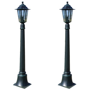 vidaXL, vidaXL Preston Gartenleuchten 2 Stk. 105 cm, vidaXL Preston Gartenleuchten 2 Stk. 105 cm