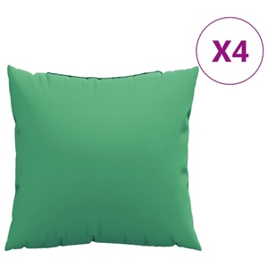 vidaXL, vidaXL Sofakissen 4 Stk. Grün 40x40 cm Stoff, 