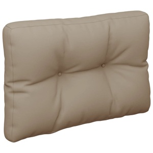vidaXL, vidaXL Palettensofa-Kissen Taupe 50x40x12 cm, 