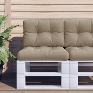 vidaXL, vidaXL Palettensofa-Kissen Taupe 50x40x12 cm, 