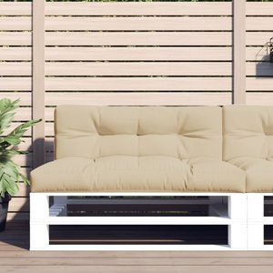 vidaXL, vidaXL Palettensofa-Kissen 2 Stk. Beige, 