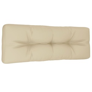 vidaXL, vidaXL Palettensofa-Kissen Beige 120x40x12 cm, 