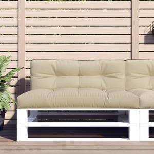 vidaXL, vidaXL Palettensofa-Kissen Beige 120x40x12 cm, 