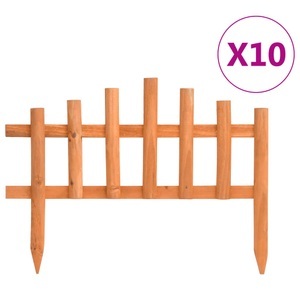 vidaXL, vidaXL Rasenkanten 10 Stk. Tannenholz 4,4 m, vidaXL Rasenkanten 10 Stk. Tannenholz 4,4 m