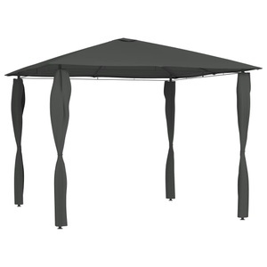 vidaXL, vidaXL Pavillon mit Seitenwand 3x3x2,6 m Anthrazit 160 g/m²
