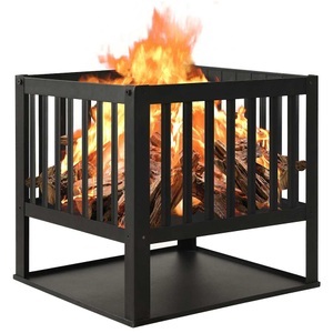 vidaXL, vidaXL Feuerstelle 40x40x40 cm Stahl, vidaXL Feuerstelle 40x40x40 cm Stahl
