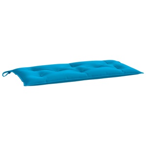 vidaXL, vidaXL Gartenbank-Auflage Hellblau 100x50x7 cm Stoff