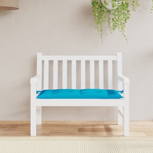 vidaXL, vidaXL Gartenbank-Auflage Hellblau 100x50x7 cm Stoff