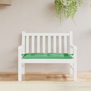 vidaXL, vidaXL Gartenbank-Auflage Grün 100x50x7 cm Stoff
