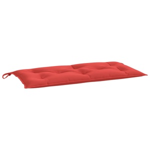 vidaXL, vidaXL Gartenbank-Auflage Rot 100x50x7 cm Stoff