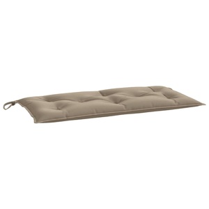 vidaXL, vidaXL Gartenbank-Auflage Taupe 100x50x7 cm Stoff, 