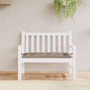 vidaXL, vidaXL Gartenbank-Auflage Taupe 100x50x7 cm Stoff, 