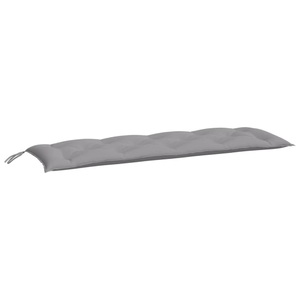 vidaXL, vidaXL Gartenbank-Auflage Grau 150x50x7 cm Stoff, vidaXL Gartenbank-Auflage Grau 150x50x7 cm Oxford-Gewebe