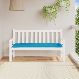vidaXL, vidaXL Gartenbank-Auflage Hellblau 150x50x7 cm Stoff