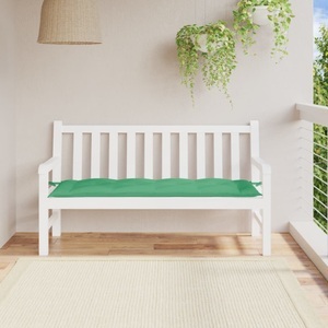 vidaXL, vidaXL Gartenbank-Auflage Grün 150x50x7 cm Stoff, vidaXL Gartenbank-Auflage Grün 150x50x7 cm Oxford-Gewebe