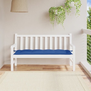vidaXL, vidaXL Gartenbank-Auflage Blau 150x50x7 cm Stoff, vidaXL Gartenbank-Auflage Blau 150x50x7 cm Oxford-Gewebe